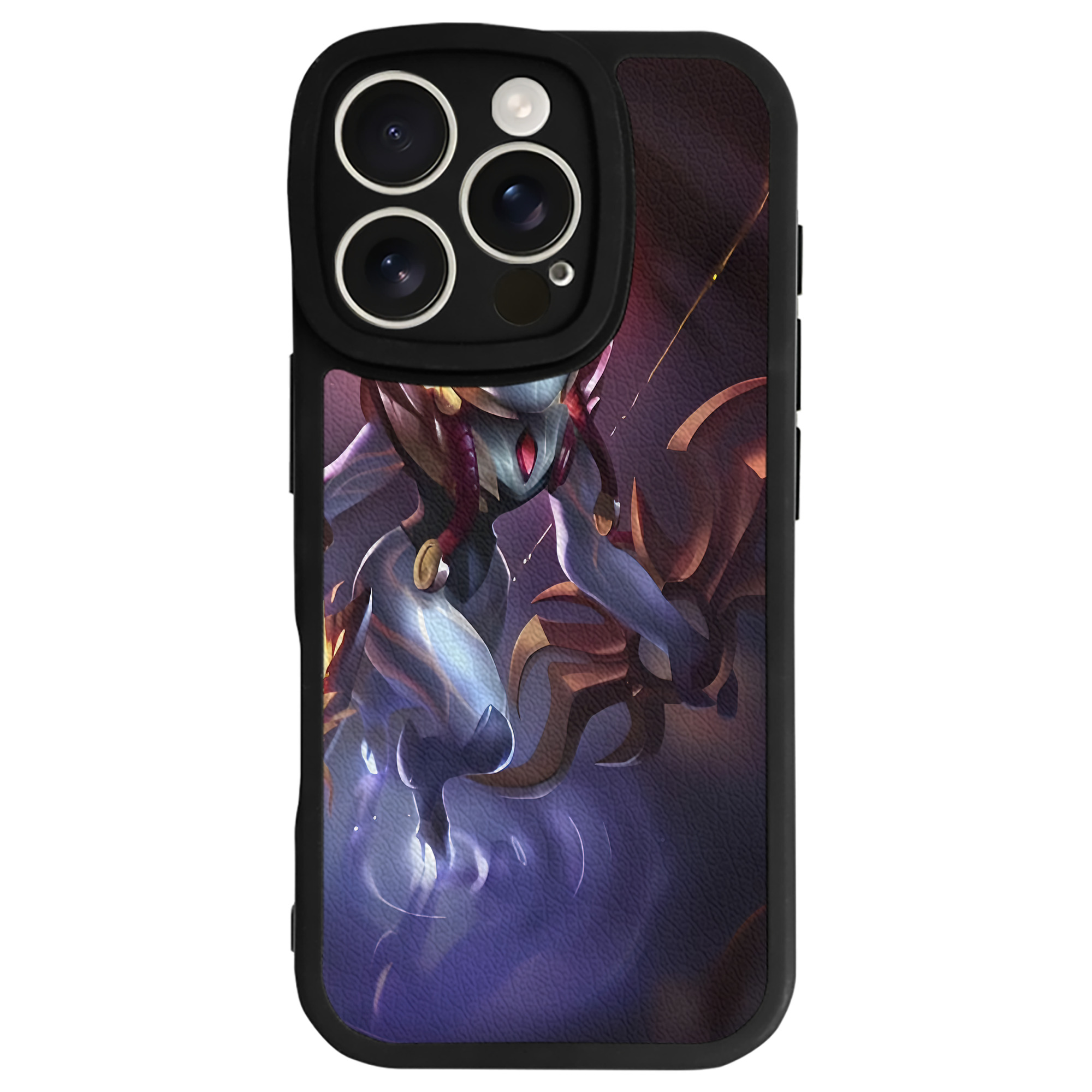（画像用） リーグ・オブ・レジェンド League of Legends LOL 【iPhone 16シリーズ対応】シリコンスマホケース（レザー調） 材質：シリコン